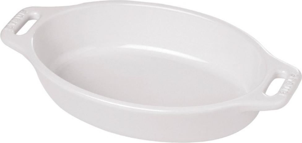 Staub - 6" x 9" Ceramic Oval Baking Dish White - 40511-158