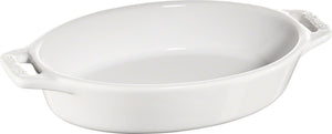 Staub - 6" x 9" Ceramic Oval Baking Dish White - 40511-158