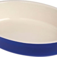 Staub - 6.7" x 4.3" Ceramic Oval Baking Dish Dark Blue - 40511-154