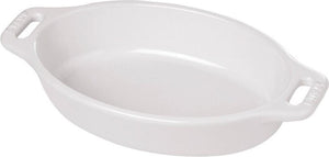 Staub - 6.7" x 4.3" Ceramic Oval Baking Dish White - 40511-155
