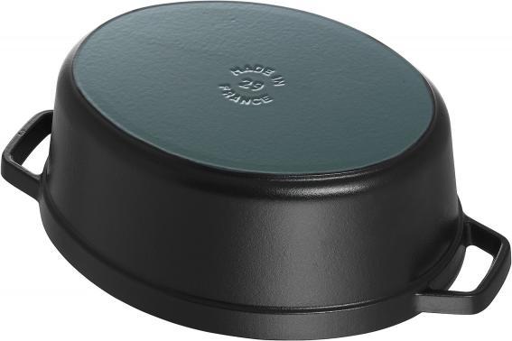 Staub - 7 QT Oval Cocotte Black 6.7L - 40509-322