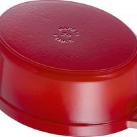 Staub - 7 QT Oval Cocotte Cherry Red 6.7L - 40509-872