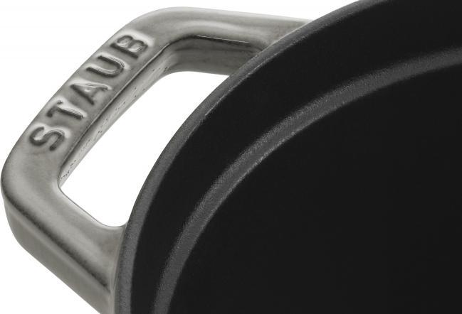 Staub - 7 QT Oval Cocotte Graphite Grey 6.7L - 40509-324