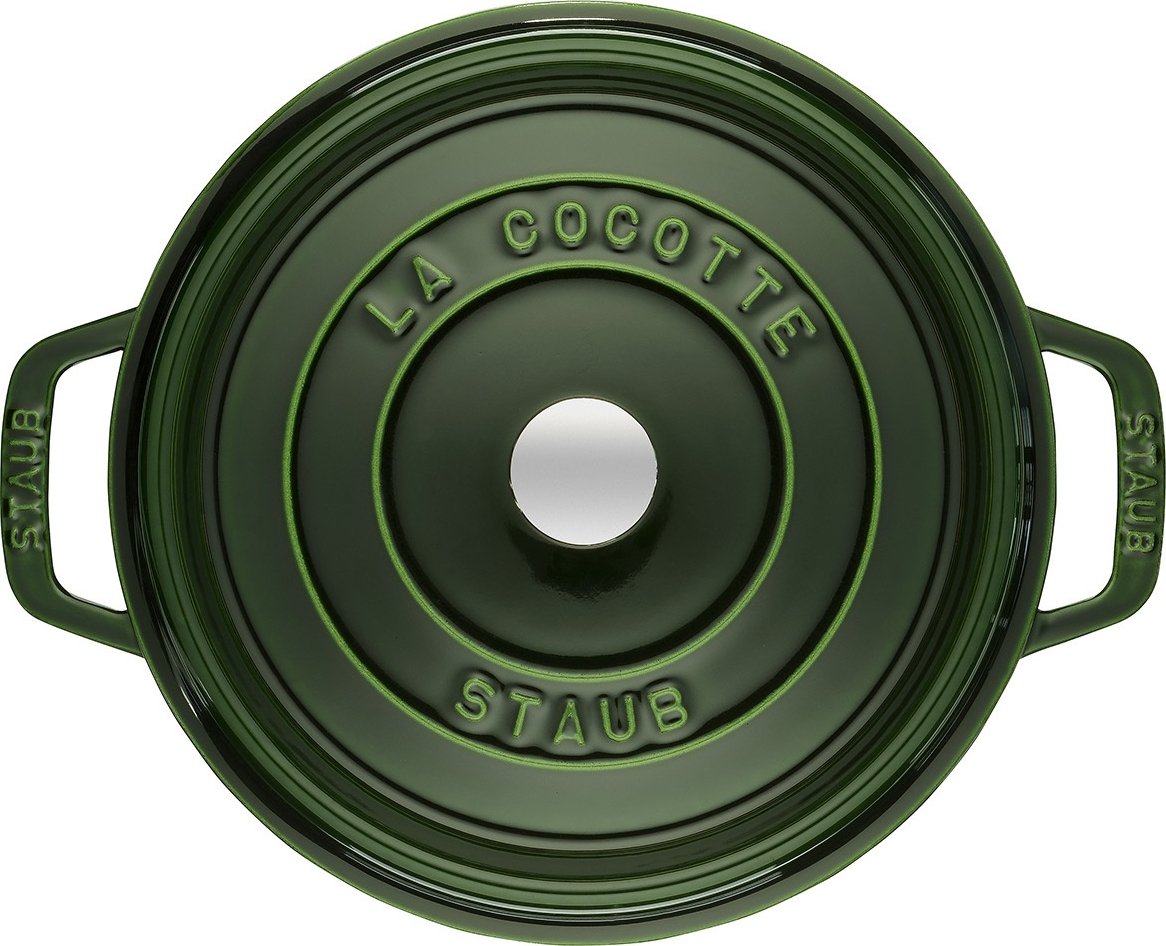 Staub - 7 QT Round Cocotte Basil 6.7L - 40509-361