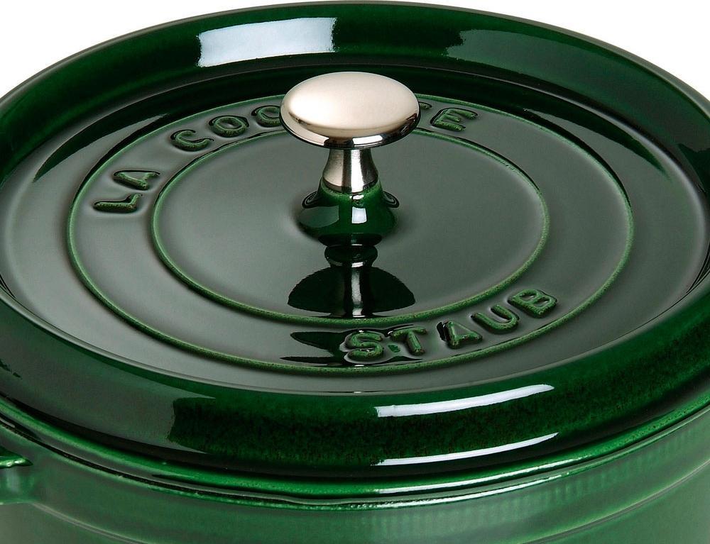 Staub - 7 QT Round Cocotte Basil 6.7L - 40509-361
