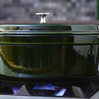 Staub - 7 QT Round Cocotte Basil 6.7L - 40509-361