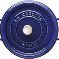 Staub - 7 QT Round Cocotte Dark Blue 6.7L - 40510-285