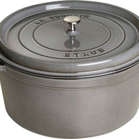 Staub - 7 QT Round Cocotte Graphite Grey 6.7L - 40509-314