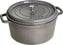 Staub - 7 QT Round Cocotte Graphite Grey 6.7L - 40509-314