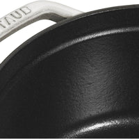 Staub - 7 QT Round Cocotte White Truffle 6.7L - 40501-414