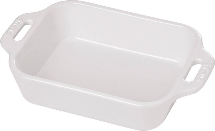 Staub - 7.5" x 6" Ceramic Rectangular Baking Dish White - 40511-144