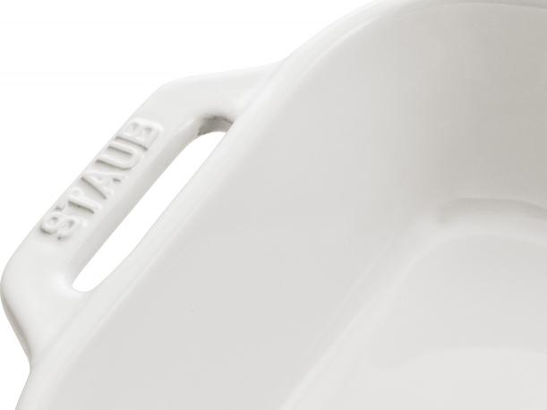 Staub - 7.5" x 6" Ceramic Rectangular Baking Dish White - 40511-144