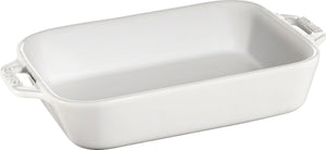 Staub - 7.5" x 6" Ceramic Rectangular Baking Dish White - 40511-144