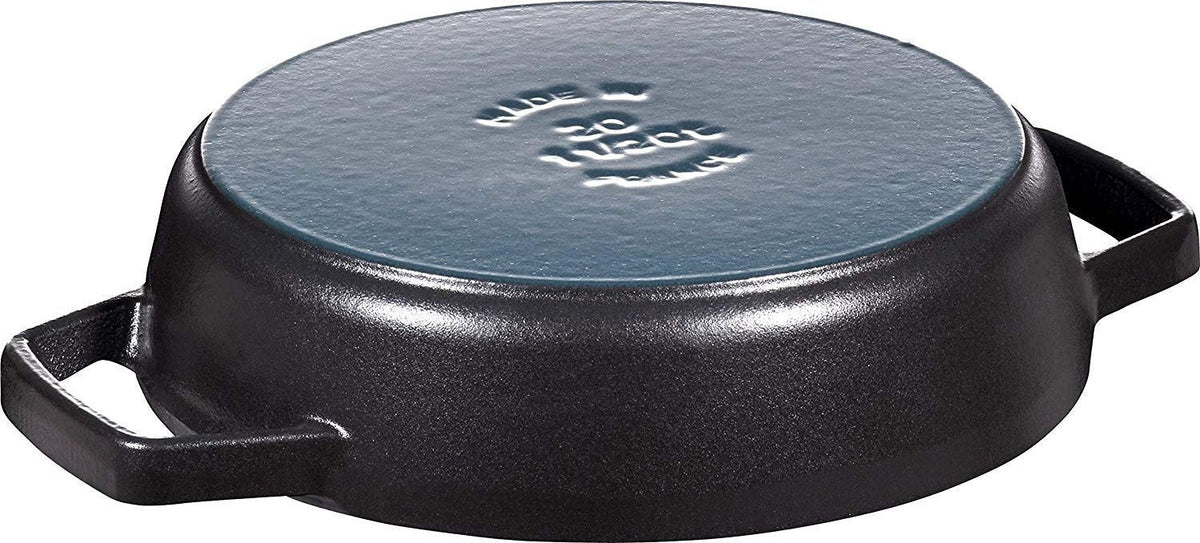 Staub - 8" Cast Iron Fry Pan with Double Handle Black (20 cm) - 40511-659