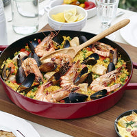 Staub - 8" Cast Iron Fry Pan with Double Handle Cherry Red (20 cm) - 40511-661