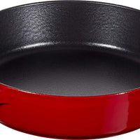 Staub - 8" Cast Iron Fry Pan with Double Handle Cherry Red (20 cm) - 40511-661