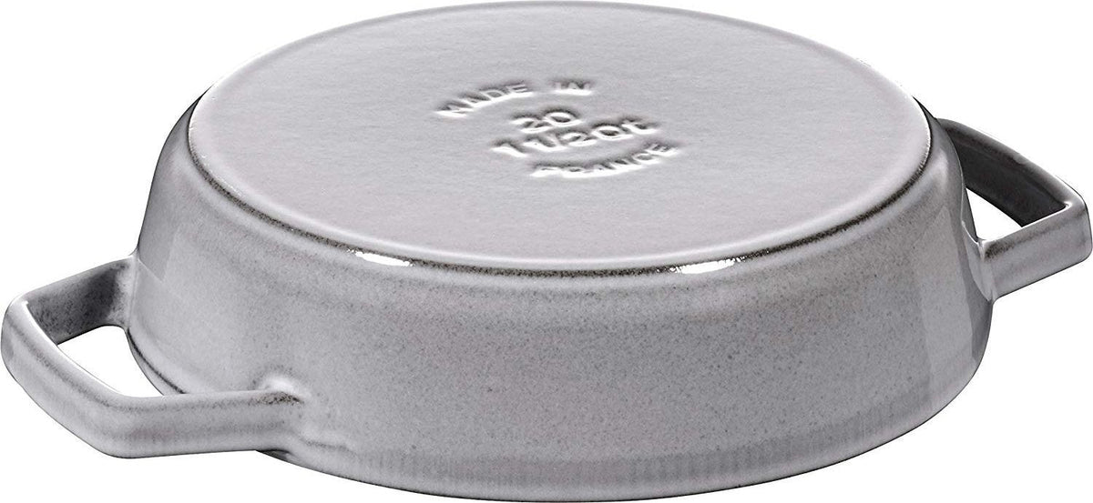 Staub - 8" Cast Iron Fry Pan with Double Handle Graphite Grey (20 cm) - 40511-660