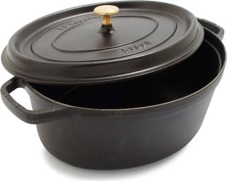 Staub - 8.5 QT Oval Cocotte Black 8L - 40509-370