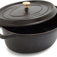 Staub - 8.5 QT Oval Cocotte Black 8L - 40509-370