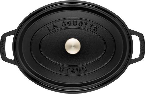 Staub - 8.5 QT Oval Cocotte Black 8L - 40509-370