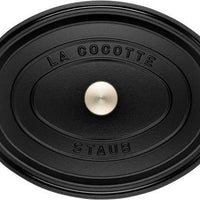 Staub - 8.5 QT Oval Cocotte Black 8L - 40509-370