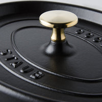 Staub - 8.5 QT Oval Cocotte Black 8L - 40509-370