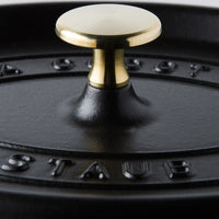 Staub - 8.5 QT Oval Cocotte Black 8L - 40509-370