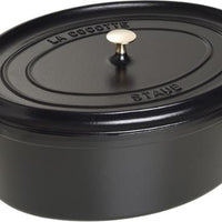 Staub - 8.5 QT Oval Cocotte Black 8L - 40509-370