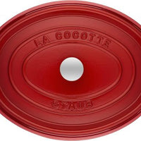 Staub - 8.5 QT Oval Cocotte Cherry Red 8L - 40509-876