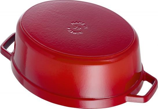 Staub - 8.5 QT Oval Cocotte Cherry Red 8L - 40509-876
