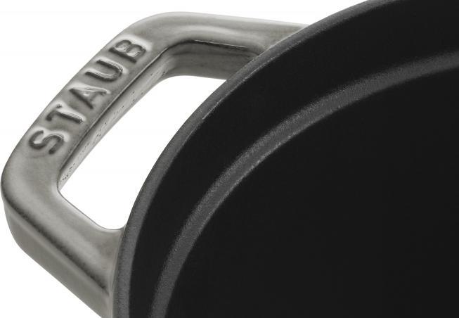 Staub - 8.5 QT Oval Cocotte Graphite Grey 8L - 40509-369