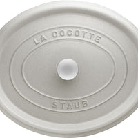 Staub - 8.5 QT Oval Cocotte White Truffle 8L - 40501-447