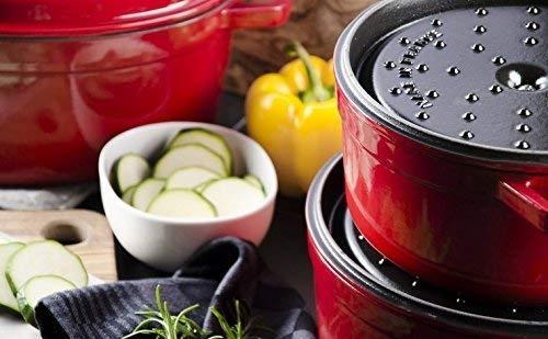 Staub - 8.75 QT Round Cocotte Cherry Red 8.35L - 40509-861