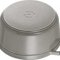 Staub - 8.75 QT Round Cocotte Graphite Grey 8.35L - 40509-862