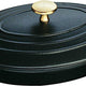 Staub - 9" Cast Iron Oval Baking Dish with Lid 23cm - 40509-582