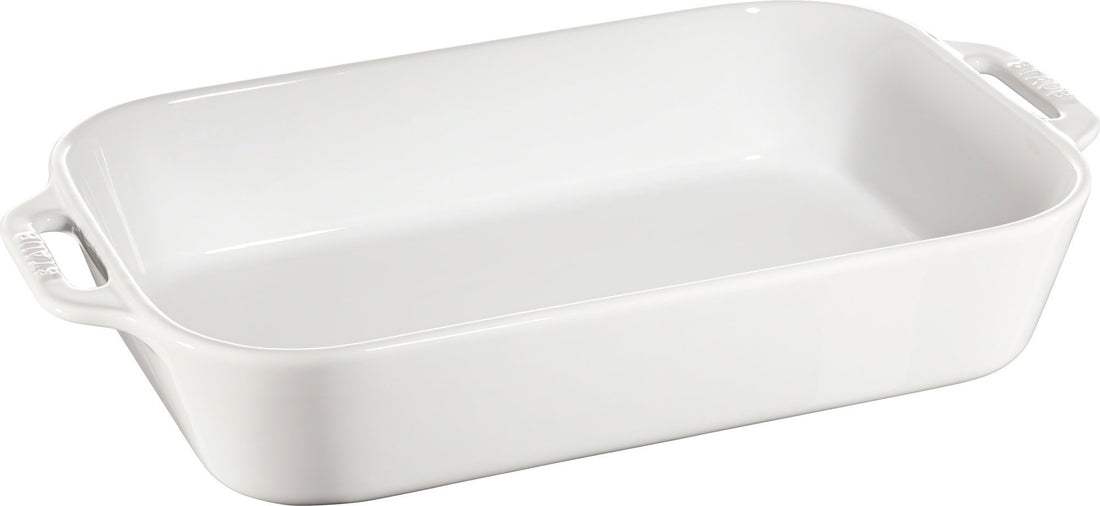Staub - 9" x 13" Ceramic Rectangular Baking Dish White - 40511-151