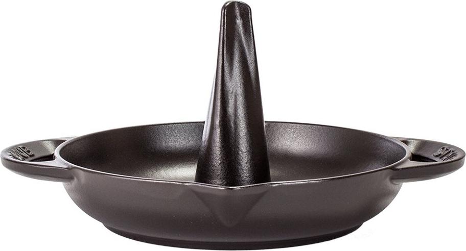 Staub - 9.5" Cast Iron Enamel Roaster Black (24 cm) - 40509-339