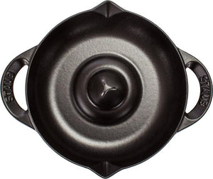 Staub - 9.5" Cast Iron Enamel Roaster Black (24 cm) - 40509-339