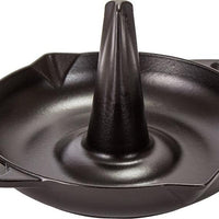 Staub - 9.5" Cast Iron Enamel Roaster Black (24 cm) - 40509-339