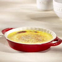 Staub - Ceramic 9.4" Pie Dish Cherry Red - 40511-164