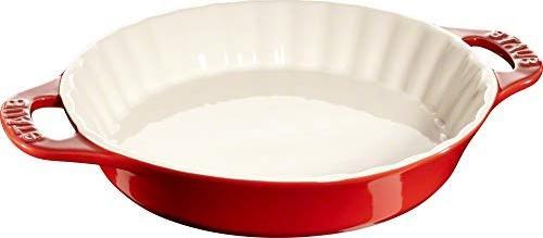 Staub - Ceramic 9.4" Pie Dish Cherry Red - 40511-164