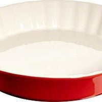 Staub - Ceramic 9.4" Pie Dish Cherry Red - 40511-164