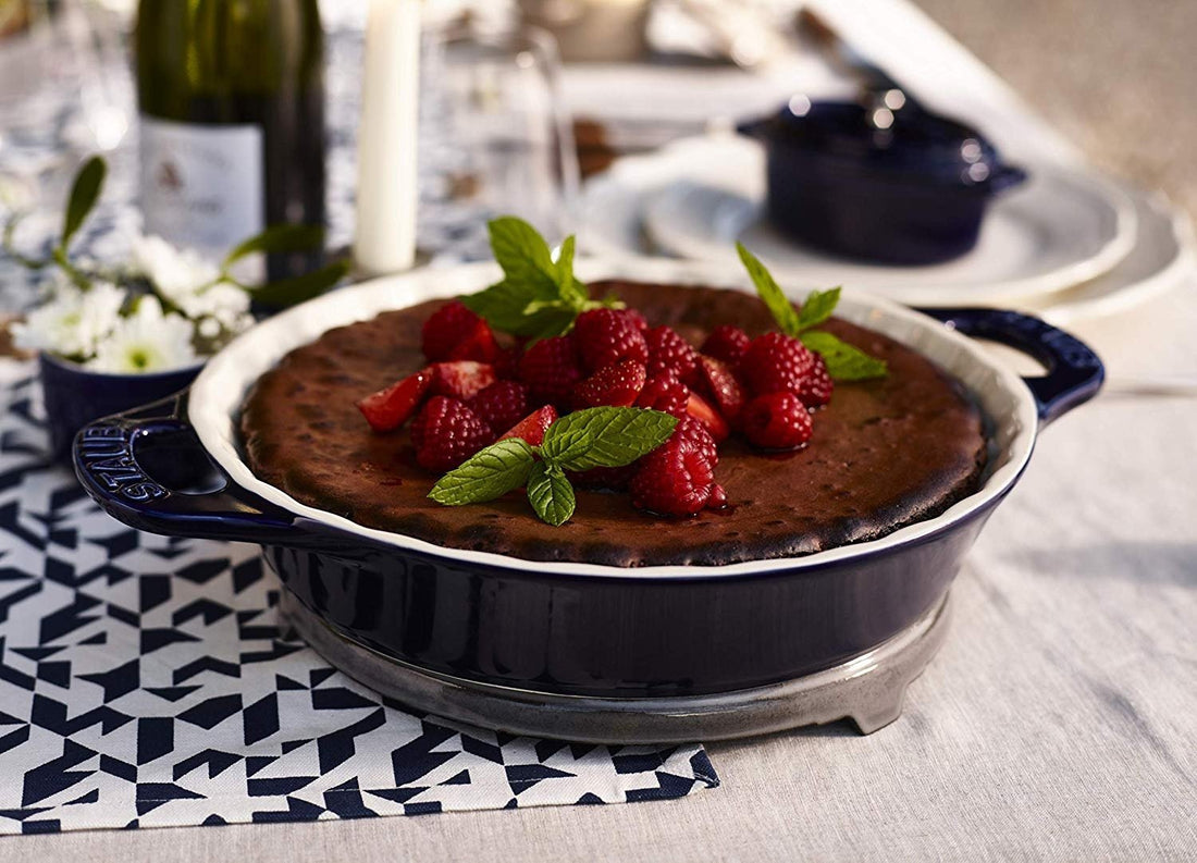 Staub - Ceramic 9.4" Pie Dish Dark Blue - 40511-165