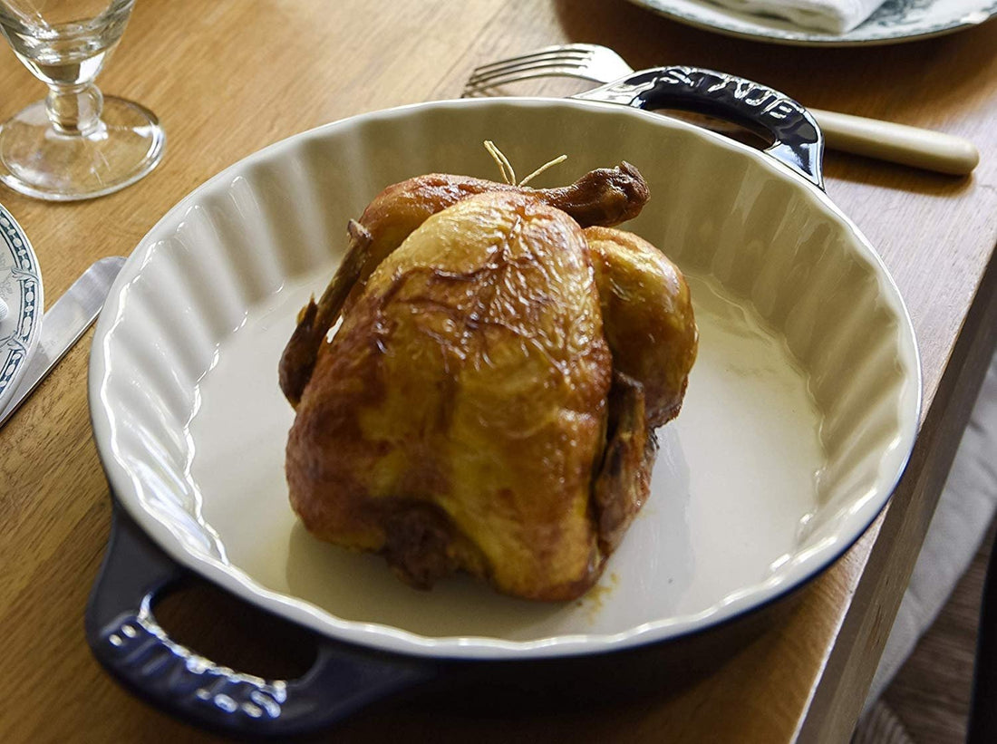 Staub - Ceramic 9.4" Pie Dish Dark Blue - 40511-165