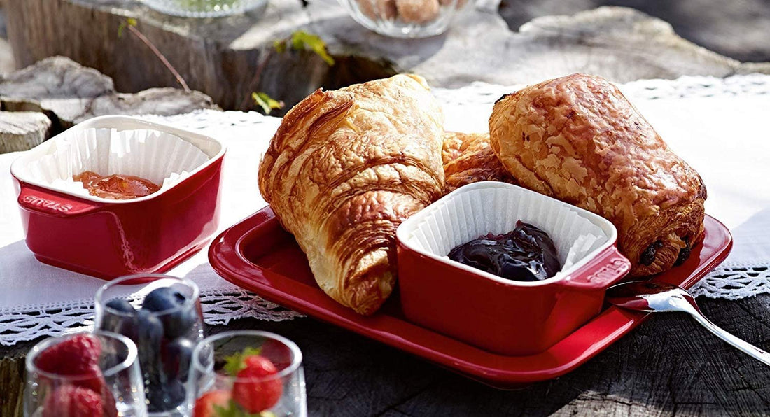 Staub - Ceramic Appetizer Set Cherry Red - 40511-119