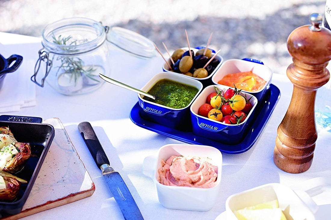 Staub - Ceramic Appetizer Set Dark Blue - 40511-121