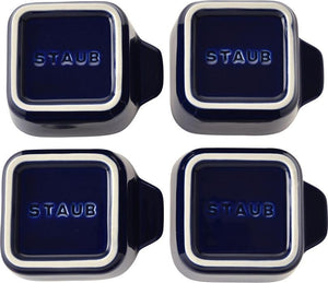 Staub - Ceramic Appetizer Set Dark Blue - 40511-121