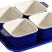 Staub - Ceramic Appetizer Set Dark Blue - 40511-121