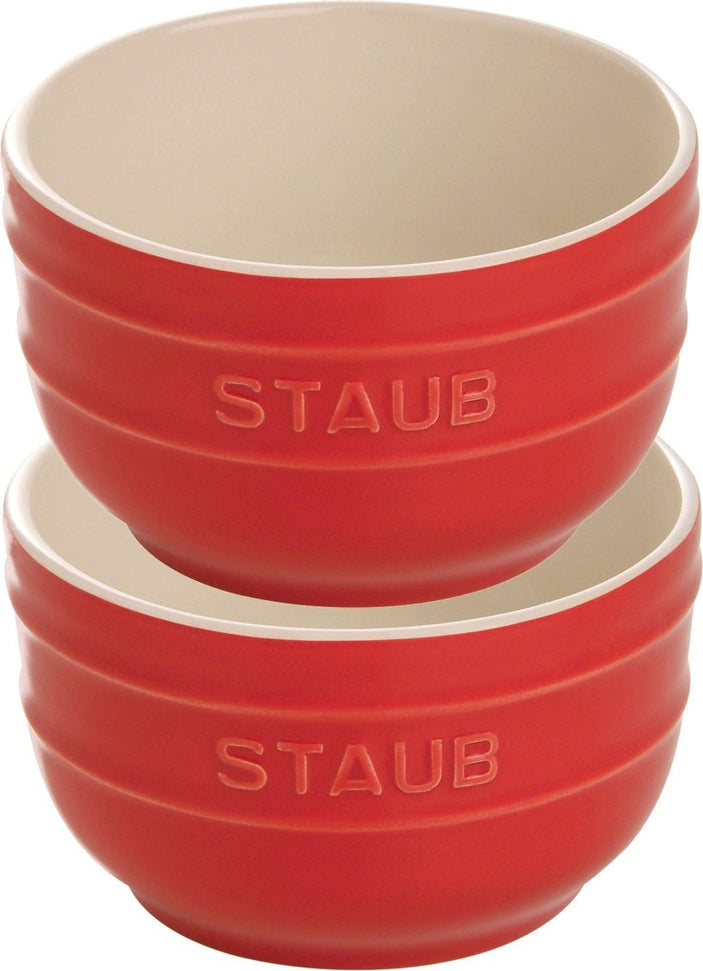 Staub - Ceramic Ramekins, Pack of 2 Cherry Red - 40511-133