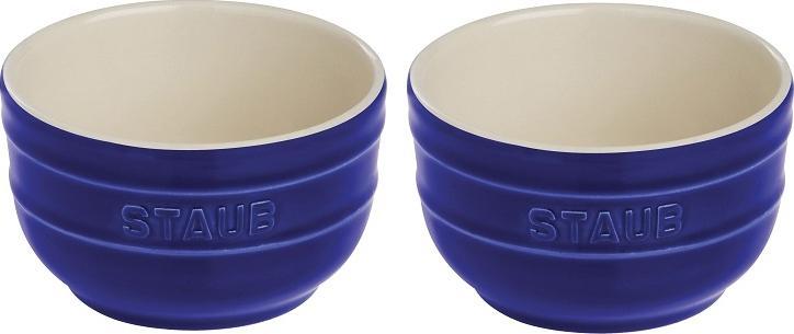 Staub - Ceramic Ramekins Set of 2 Dark Blue - 40511-134